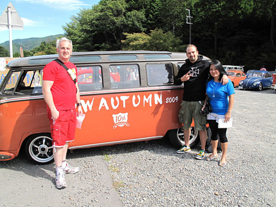 10th VW AUTUMN 2009オーストリアからのお客さま